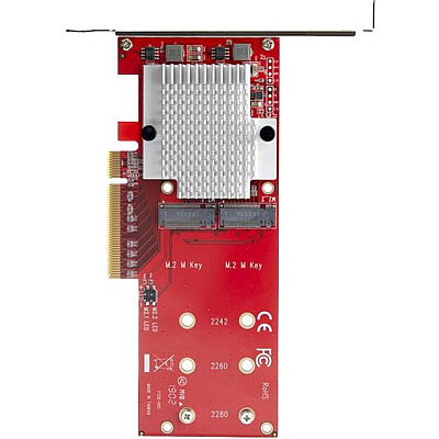 StarTech Dual M.2 Pcie Ssd Adapter Card Nvme/ahci (PEX8M2E2)