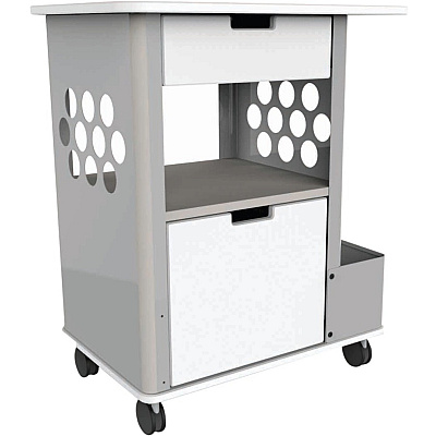 Focal Rolling Storage Cart (SAF5202WH)
