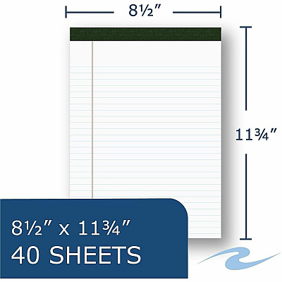 Roaring Spring USDA Certified Bio-Preferred Legal Pads (24326CS)