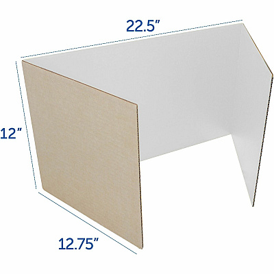 Flipside 12 x 48 Tri-fold Study Carrel (FLP6000524)