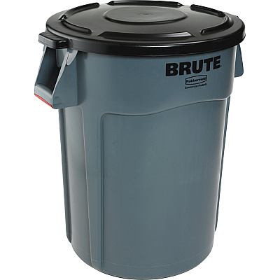 Rubbermaid Commercial Brute 44-Gallon Vented Utility Containers (RCP264360GYCT)