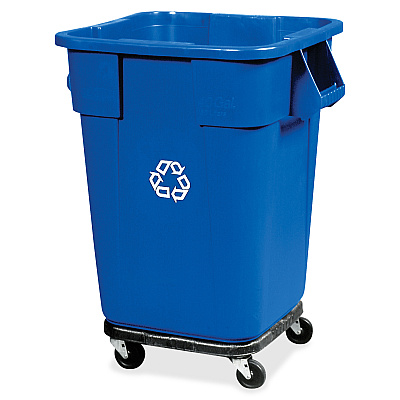 Rubbermaid Commercial Brute Square Container Dolly (RCP353000BKCT)