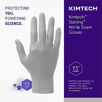 KIMTECH Sterling Nitrile Exam Gloves - 9.5" (KCC50709CT)