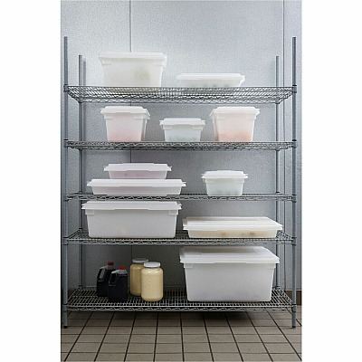 Rubbermaid Commercial 8.5-Galloon Food/Tote Boxes (RCP3508WHICT)