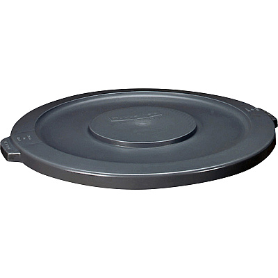 Rubbermaid Commercial Brute 32-Gallon Container Flat Lids (RCP263100GYCT)