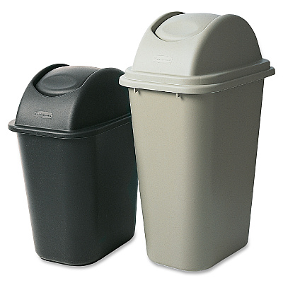 Rubbermaid Commercial Large Wastebasket Lids (RCP306700BKCT)