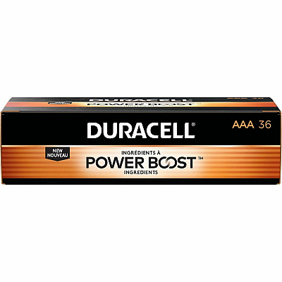 Duracell Coppertop Alkaline AAA Battery 36-Packs (DURMN24P36CT)