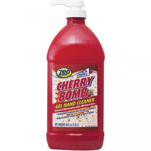 Zep Commercial Cherry Bomb Gel Hand Cleaner (ZUCBHC484CT)