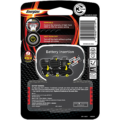 Energizer Vision HD LED Headlamp (EVEHDB32ECT)