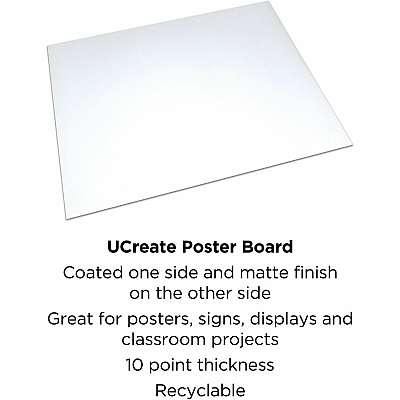 UCreate Coated Poster Board (PACCAR13841)
