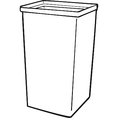 Rubbermaid Commercial 35G Ranger Rigid Liner (RCP3566GRACT)