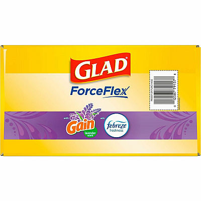 Glad ForceFlex Tall Kitchen Drawstring Trash Bags (CLO79157)