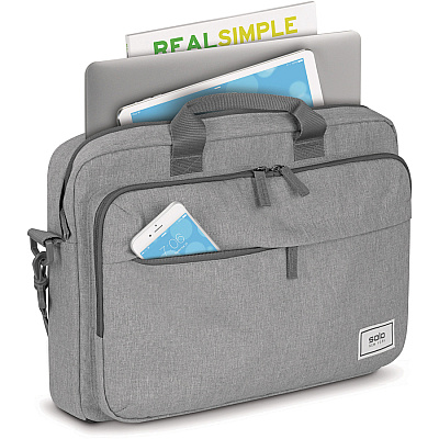 Solo Re:new Carrying Case (Briefcase) for 15.6" Notebook - Gray (USLUBN12710)