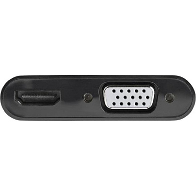 StarTech Display Port To Hdmi Vga Adapter - 4k 60hz - Multiport Video Adapter - Mac & Windows - Dp To Hdmi Vga Monitor Dongle (DP2VGAHD20)