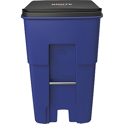 Rubbermaid Commercial Brute 95-gallon Rollout Container (RCP9W2273BLU)