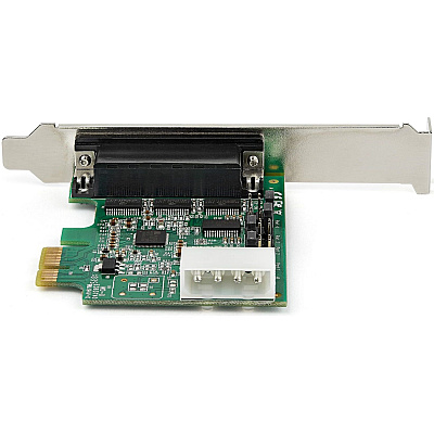 StarTech 4port Pcie Rs232 Serial Db9 Adapter Card (PEX4S953)