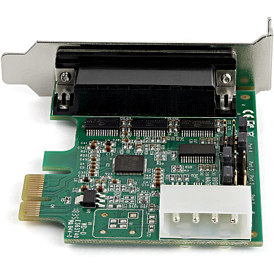 StarTech 4port Pcie Rs232 Serial Db9 Adapter Card (PEX4S953LP)