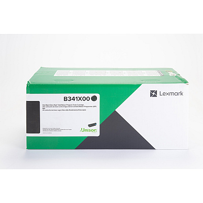 Lexmark Unison Original Extra High Yield Laser Toner Cartridge - Black - 1 Each (B341X00)