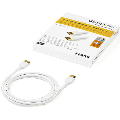StarTech 2m 4k Premium Hdmi 2.0 Cable Durable 6ft (RHDMM2MPW)