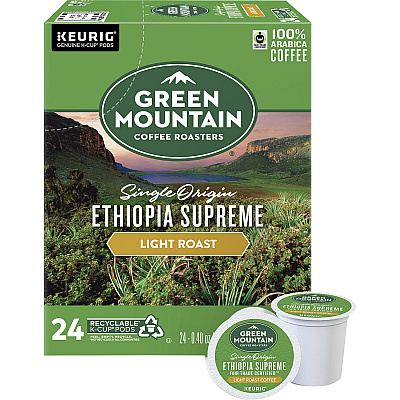Green Mountain Coffee Roasters K-Cup Ethiopia Supreme Coffee (GMT8488)