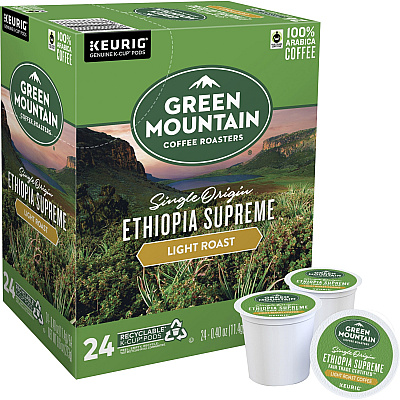 Green Mountain Coffee Roasters K-Cup Ethiopia Supreme Coffee (GMT8488)