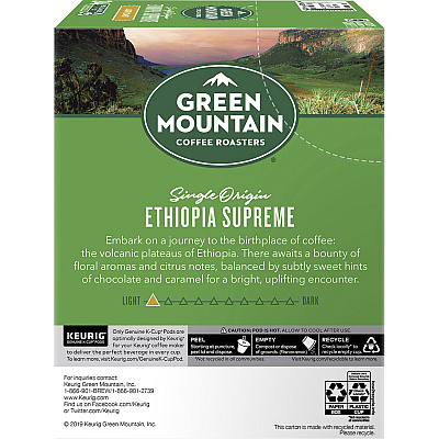 Green Mountain Coffee Roasters K-Cup Ethiopia Supreme Coffee (GMT8488)