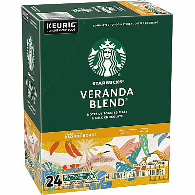 Starbucks K-Cup Veranda Blend Coffee (SBK12434950)
