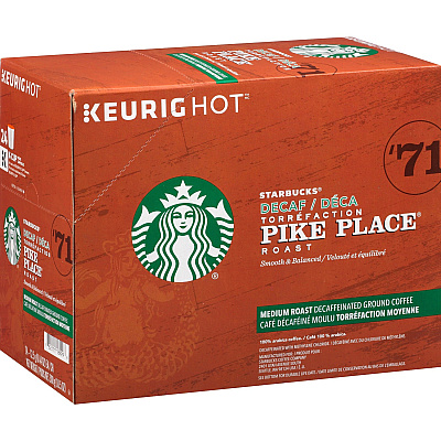 Starbucks K-Cup Decaf Pike Place Roast Coffee (SBK12434952)