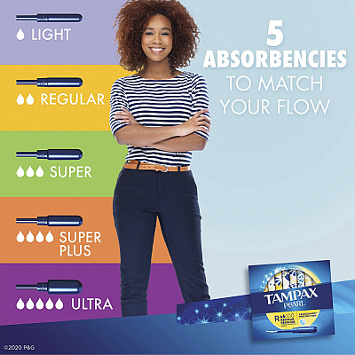 Tampax Pearl Regular Tampons (PGC71127BX)
