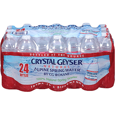 Crystal Geyser Water Alpine Spring Bottled Water (CGW24514CT)