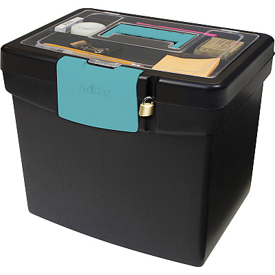 Storex File Storage Box with XL Storage Lid (STX61414B02C)
