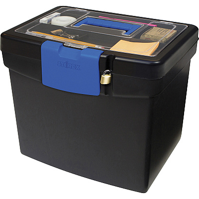 Storex File Storage Box with XL Storage Lid (STX61415B02C)