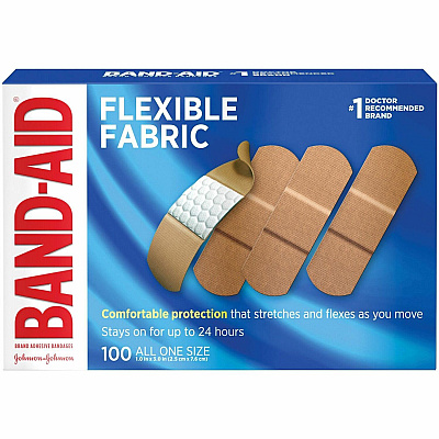 BAND-AID Flexible Fabric Adhesive Bandages (JOJ4444CT)