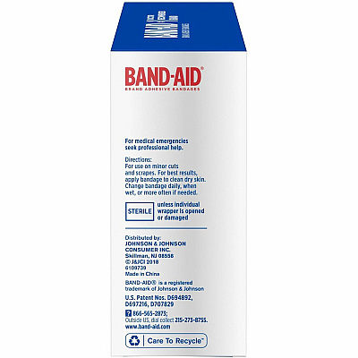 BAND-AID Flexible Fabric Adhesive Bandages (JOJ4444CT)