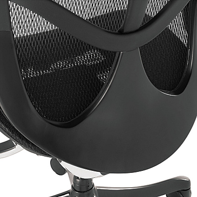 Alera EQ Series Ergonomic Multifunction Mid-Back Mesh Chair, Supports Up to 250 lb, Black (ALEEQA42ME10B)