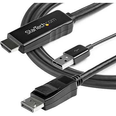 StarTech 2m Hdmi To Displayport Cable 4k 30hz (HD2DPMM2M)