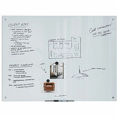 U Brands Magnetic Glass Dry Erase Board (UBR2299U0001)
