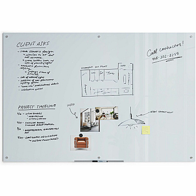 U Brands Magnetic Glass Dry Erase Board (UBR2301U0001)