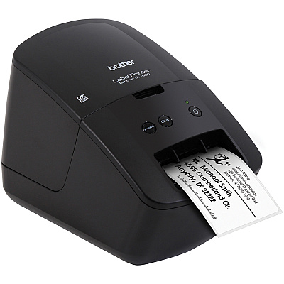 Brother QL-600 Desktop Direct Thermal Printer - Monochrome - Label Print - USB
