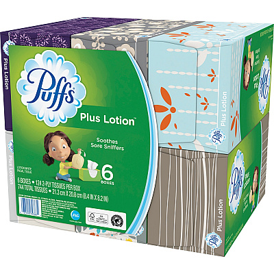 Puffs Plus Lotion Facial Tissue (PGC39383)