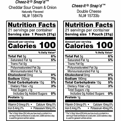 Cheez-It Snap'd Baked Cheese Variety Pack (KEB11500)