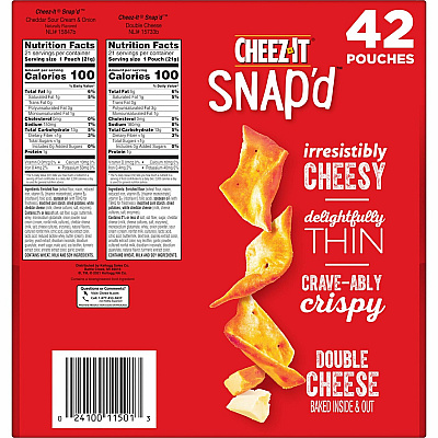 Cheez-It Snap'd Baked Cheese Variety Pack (KEB11500)