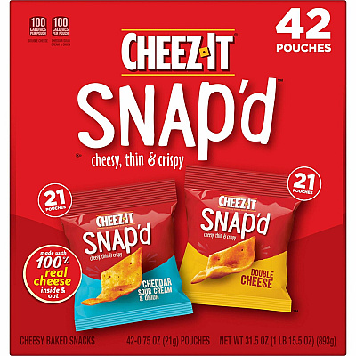 Cheez-It Snap'd Baked Cheese Variety Pack (KEB11500)