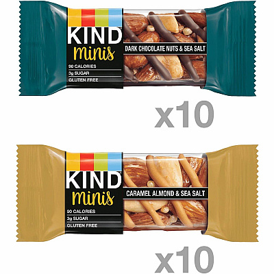 KIND Minis Nuts & Sea Salt Nut Bars Variety (KND27964)