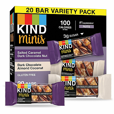 KIND Minis Dark Chocolate Nut Bars Variety (KND27970)