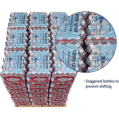 Crystal Geyser Alpine Spring Bottled Water (CGW35001)