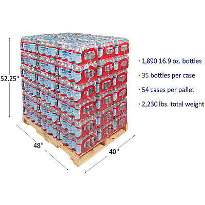 Crystal Geyser Alpine Spring Bottled Water (CGW35001)