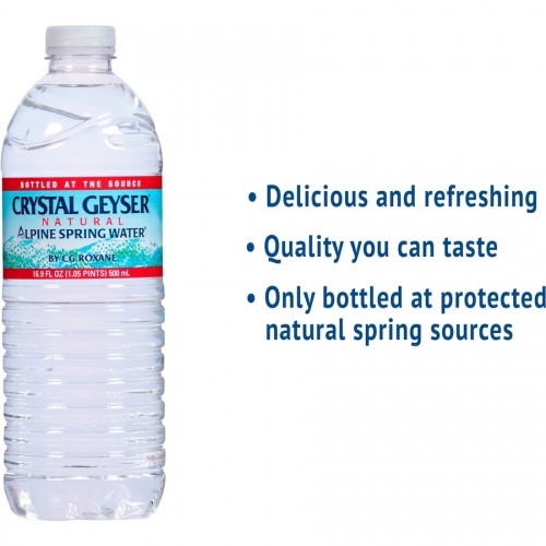Crystal Geyser Alpine Spring Bottled Water (35001)