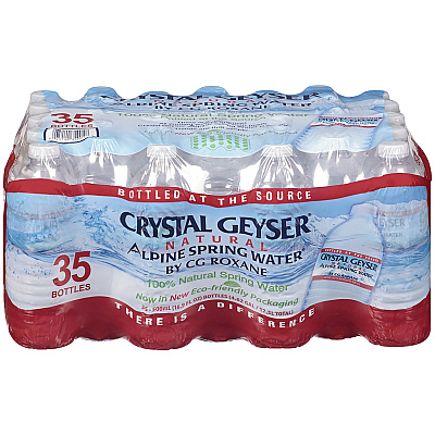 Crystal Geyser Alpine Spring Bottled Water (CGW35001)