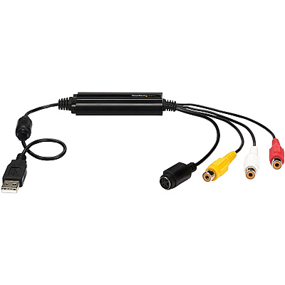 StarTech Usb Video Capture Adapter - S Video / Composite To Usb 2.0 Video Capture Cable With Twain Support - Analog To Digital Converter - Windows Only (SVID2USB232)